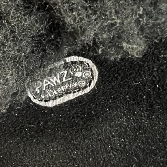 Bearpaws Paws Women's Black Leather Mackenzie Suede Scuff Slipper Size 11 - Picture 8 of 10